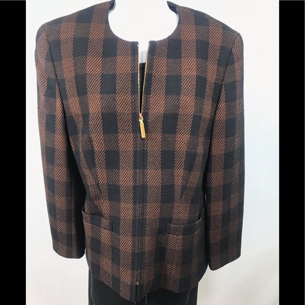 ESCADA Zippered Jacket Vtg, Size 40 (10-12)Germany